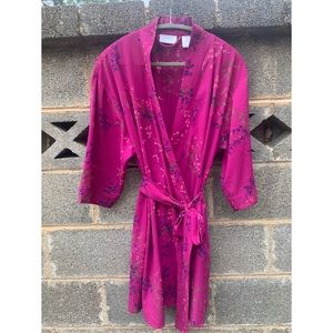 CARBERNET Floral Pink Robe M